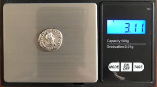 Denario Romano Plata Vespasiano 69-79 d.C.+ Regalo