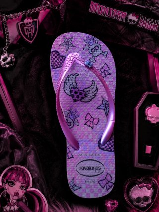Sandalias Havaianas (Monster High)