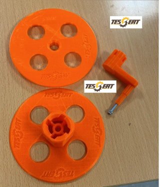 KIT PARA ATADORA PORTA BOBINAS Y SOPORTE 200 m