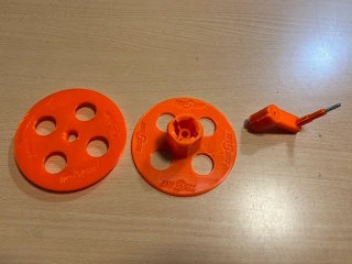 KIT PARA ATADORA PORTA BOBINAS Y SOPORTE 200 m