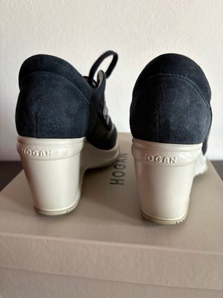 Scarpe Hogan con tacco zeppa