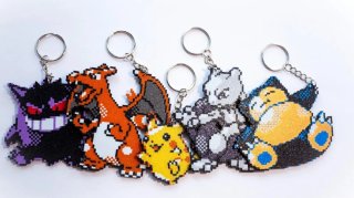 Portachiavi/Magneti Pokémon Pixel Art