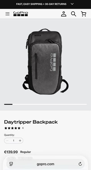 Mochila GoPro Day Tripper [NUEVA]