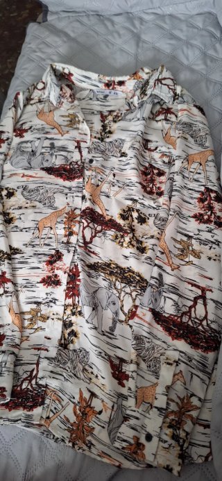 Camisa Estampada Animales Lefties Talla M