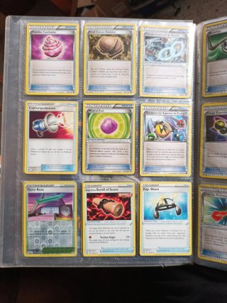 Cartas Pokémon Entrenador y Objeto