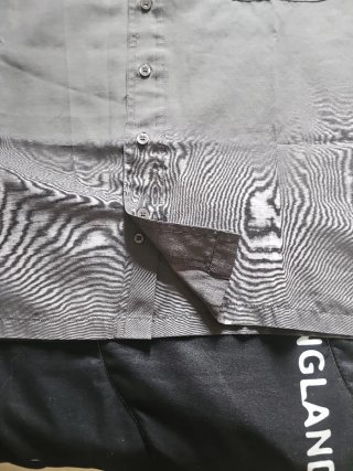 Camicia Lacoste Uomo Grigia Taglia L