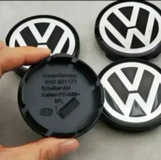 4 TAPAS BUJE RUEDA LLANTA VOLKSWAGEN 55MM GOLF BBS