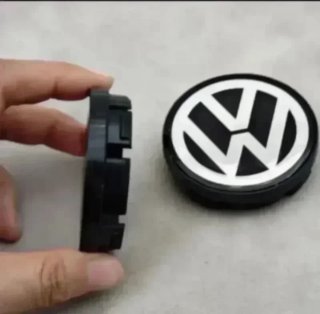4 TAPAS BUJE RUEDA LLANTA VOLKSWAGEN 55MM GOLF BBS
