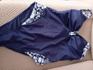 Lote 3 costumi da bagno donna taglia XL il nero senza strascico