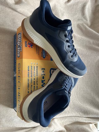 Zapatillas Skechers Talla 40 Gris/Morado