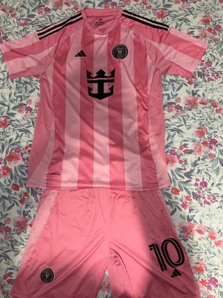 Completo calcio rosa Inter Miami taglia 2XL