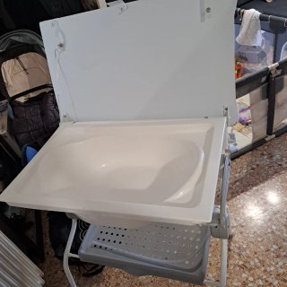 Bañera cambiador bebé estrellas