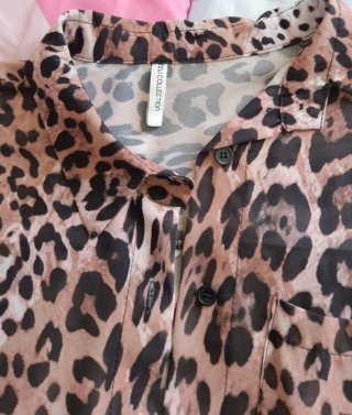 Camicia donna stampa animalier