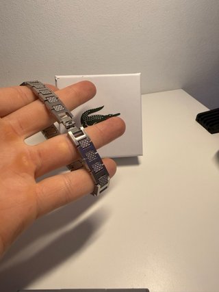 Pulsera Lacoste Plata