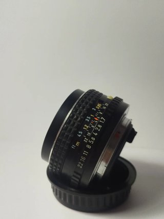 Objetivo Pentax SMC 1:1.7 50mm.