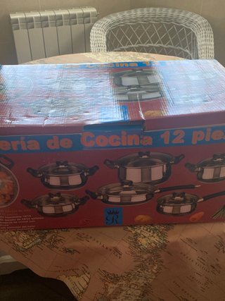 Set di pentole da cucina 12 pezzi