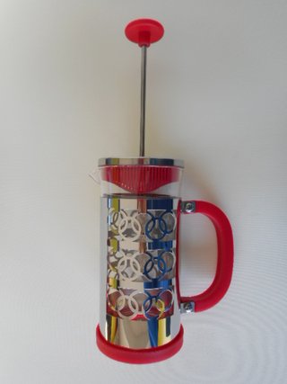 Caffettiera Francese Vetro Metallo Plastica