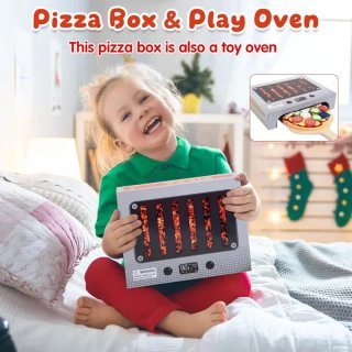 Juego de Pizza de Madera para Niños