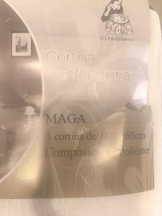 2 CORTINAS CONFECCIONADAS