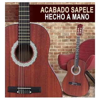 Guitarra Acústica con Funda y Accesorios