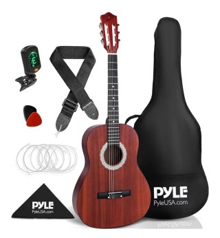 Guitarra Acústica con Funda y Accesorios