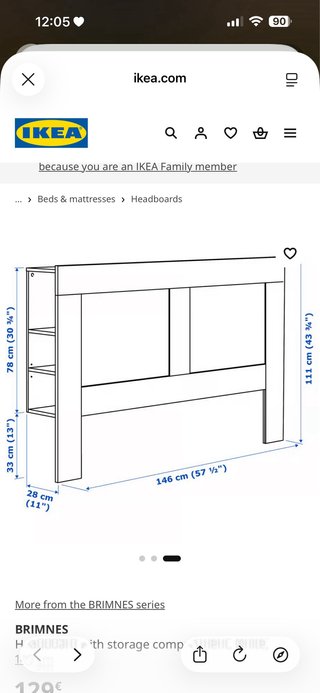Cabecero Blanco Ikea