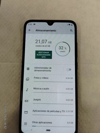 Xiaomi Mi A3 4 GB, 64GB Negro