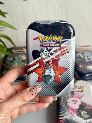 Mini Tin Pokémon Luce Nera e Fuoco Bianco