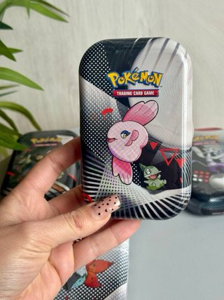 Mini Tin Pokémon Luce Nera e Fuoco Bianco