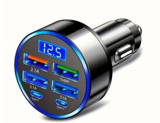 Caricatore Auto Rapido 6-in-1 USB-C