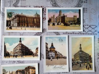 Lote de 11 Tarjetas Postales Antiguas Madrid