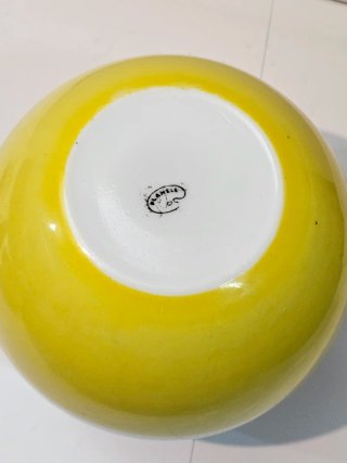 Jarrón antiguo bola vidrio Planell