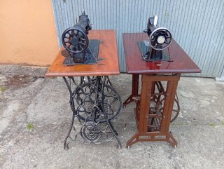 Máquinas de coser Sigma antiguas funcionando