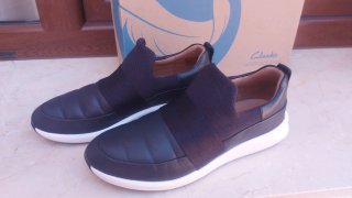 Zapatos Clarks Un Rio Lo Mujer Talla 41 Negro
