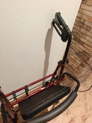 Andador con cesta y frenos