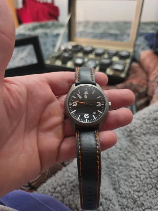 Reloj Berny Automático Titanio Negro