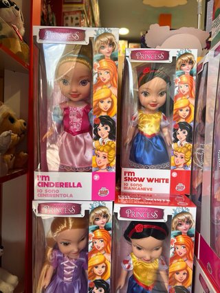 Bambole principesse Disney nuove