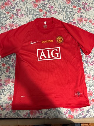 Maglia Manchester United 2008 Finale Mosca tg 2XL