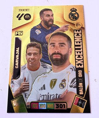 Carta Balón de Oro Excellence. Acepto cambios.