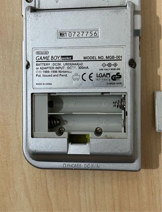 Nintendo Game Boy Pocket Plata