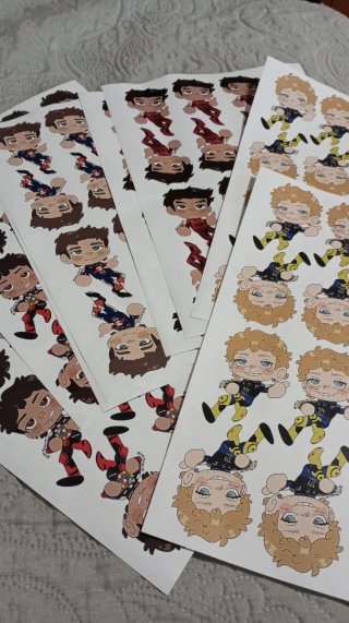 Pegatinas Chibi Pilotos MotoGP
