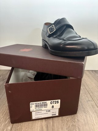 Zapatos Carmina Albaladejo Piel Negro