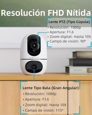 Cámara Vigilancia Interior VIRTAVO 1080P