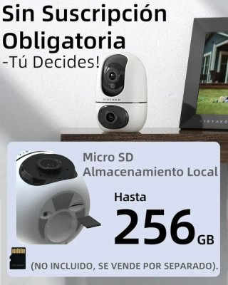 Cámara Vigilancia Interior VIRTAVO 1080P
