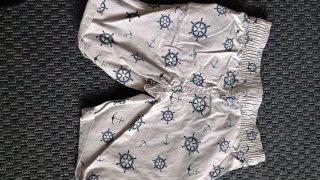 Pantaloncini bimbo 5-6 anni tema marino