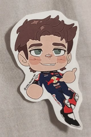 Pegatina Pedro Acosta Chibi