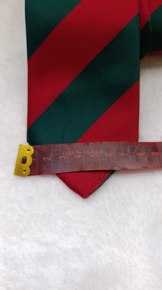 Corbata El Ganso Rayas Rojo y Verde