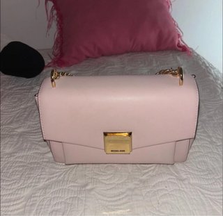 Bolso Michael Kors Rosa y Dorado