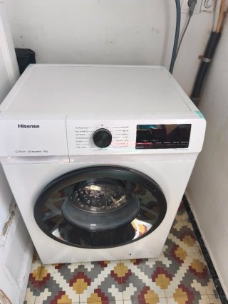 Lavadora Hisense 8kg Inverter Steam