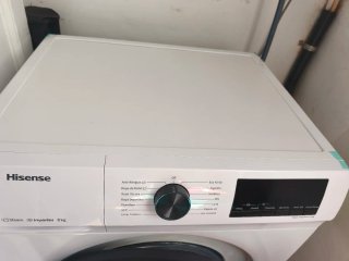 Lavadora Hisense 8kg Inverter Steam